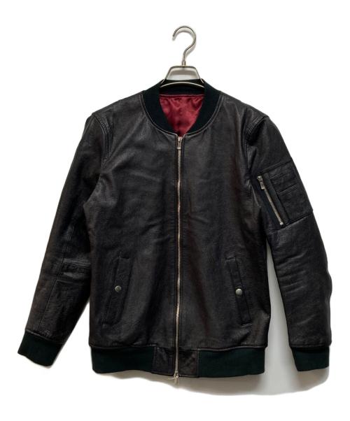 NO ID.（ノーアイディー）NO ID. (ノーアイディー) シングルライダースジャケット ブラック サイズ:SIZE 2の古着・服飾アイテム