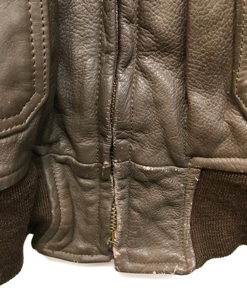 U'S NAVY（アメリカ海軍）U'S NAVY (ユーエスネイビー) 70s G-1フライトジャケット ブラウン サイズ:SIZE 40の古着・服飾アイテム