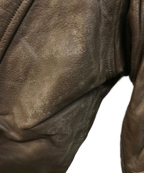 U'S NAVY（アメリカ海軍）U'S NAVY (ユーエスネイビー) 70s G-1フライトジャケット ブラウン サイズ:SIZE 40の古着・服飾アイテム