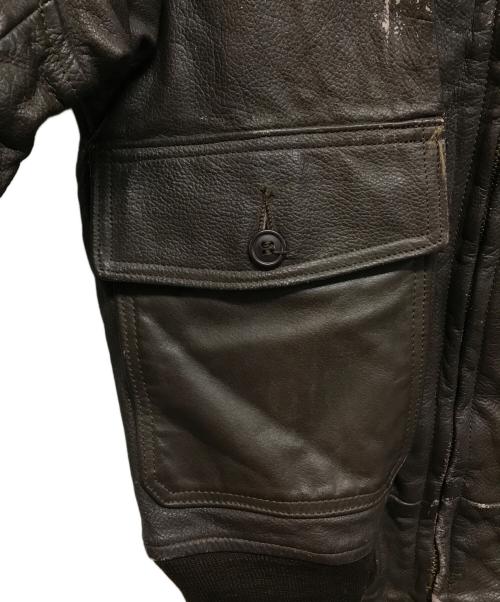 U'S NAVY（アメリカ海軍）U'S NAVY (ユーエスネイビー) 70s G-1フライトジャケット ブラウン サイズ:SIZE 40の古着・服飾アイテム