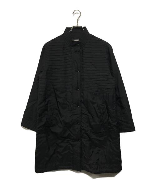 YACCO MARICARD（ヤッコマリカルド）YACCO MARICARD (ヤッコマリカルド) ピンタック中綿コート ブラック サイズ:SIZE Nの古着・服飾アイテム