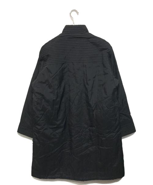 YACCO MARICARD（ヤッコマリカルド）YACCO MARICARD (ヤッコマリカルド) ピンタック中綿コート ブラック サイズ:SIZE Nの古着・服飾アイテム