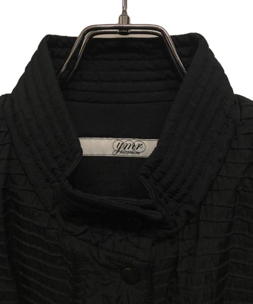 YACCO MARICARD（ヤッコマリカルド）YACCO MARICARD (ヤッコマリカルド) ピンタック中綿コート ブラック サイズ:SIZE Nの古着・服飾アイテム