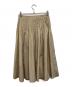 esteta (エステータ) エンシュクライト ピンタック フレアスカート ベージュ サイズ:4：9000円