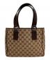 GUCCI (グッチ) キャンバストートバッグ ブラウン：30000円