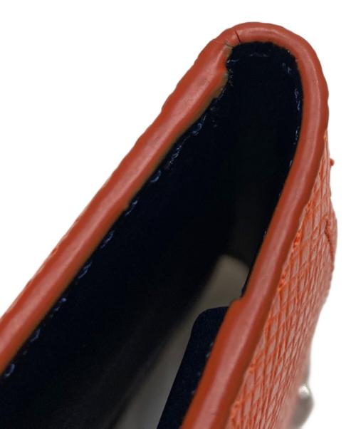 PELLE MORBIDA（ペッレモルビダ）PELLE MORBIDA (ペッレモルビダ) BA329-コンパクトウォレット オレンジの古着・服飾アイテム