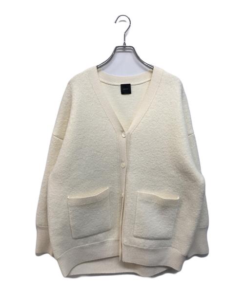 Spick and Span（スピック＆スパン）Spick and Span (スピックアンドスパン) ブークレダブルフェイス カーディガン アイボリー サイズ:-の古着・服飾アイテム