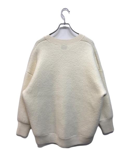 Spick and Span（スピック＆スパン）Spick and Span (スピックアンドスパン) ブークレダブルフェイス カーディガン アイボリー サイズ:-の古着・服飾アイテム