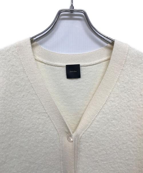 Spick and Span（スピック＆スパン）Spick and Span (スピックアンドスパン) ブークレダブルフェイス カーディガン アイボリー サイズ:-の古着・服飾アイテム