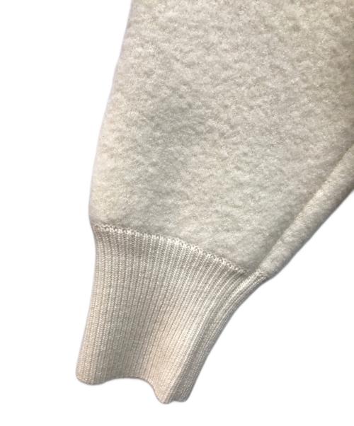 Spick and Span（スピック＆スパン）Spick and Span (スピックアンドスパン) ブークレダブルフェイス カーディガン アイボリー サイズ:-の古着・服飾アイテム