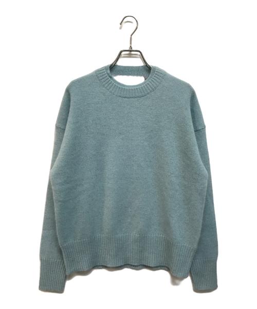 ticca（ティッカ）ticca (ティッカ) ヤククルーネックプルオーバー スカイブルー サイズ:Free 未使用品の古着・服飾アイテム