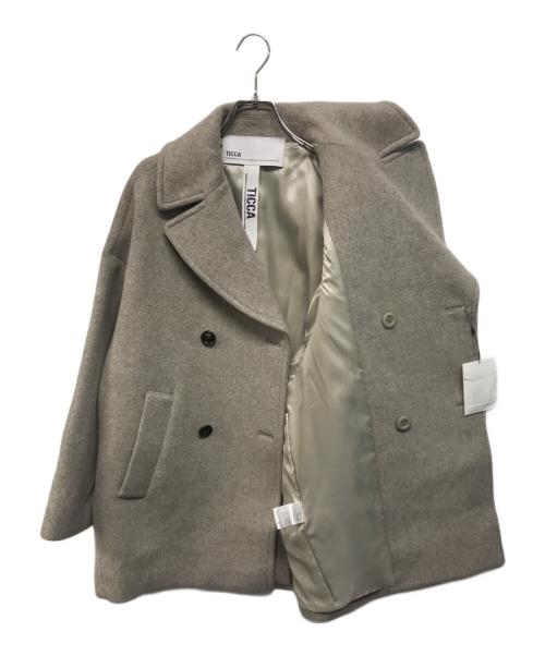 ticca（ティッカ）ticca (ティッカ) Pコート グレー サイズ:Fの古着・服飾アイテム