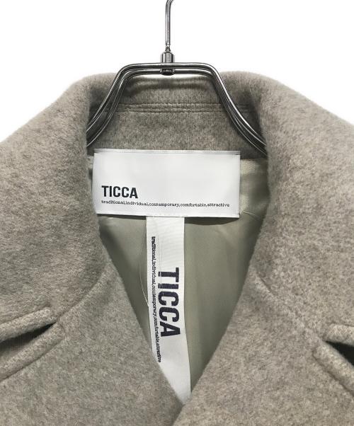 ticca（ティッカ）ticca (ティッカ) Pコート グレー サイズ:Fの古着・服飾アイテム