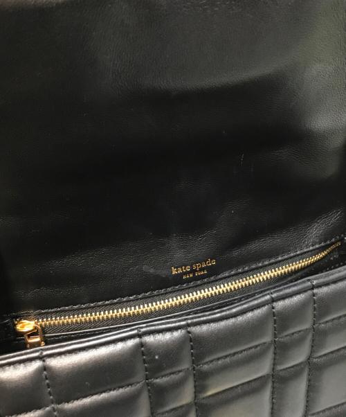 Kate Spade（ケイトスペード）Kate Spade (ケイトスペード) チェーンショルダーバッグ ブラックの古着・服飾アイテム