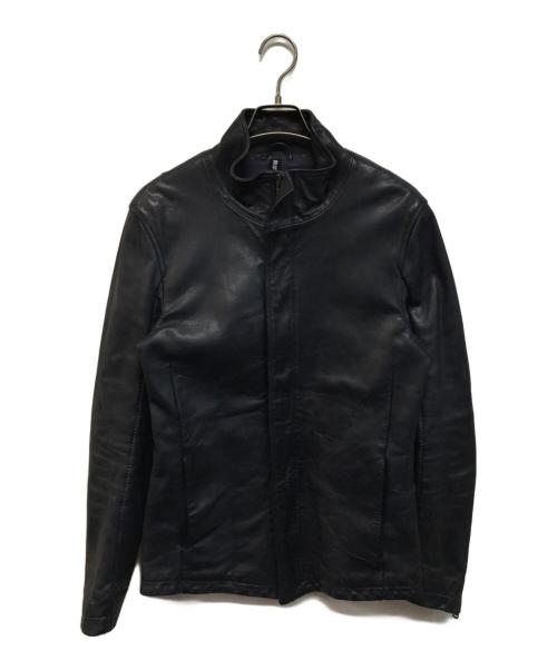 ripvanwinkle（リップヴァンウィンクル）ripvanwinkle (リップヴァンウィンクル) ライダースジャケット ネイビー サイズ:SIZE 5の古着・服飾アイテム