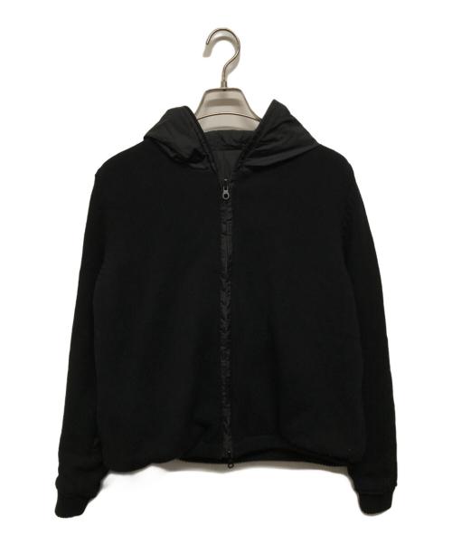 DUVETICA（デュベティカ）DUVETICA (デュベティカ) BRUINEN-ERRE　ニットリバーシブルジャケット ブラック サイズ:SIZE 44の古着・服飾アイテム