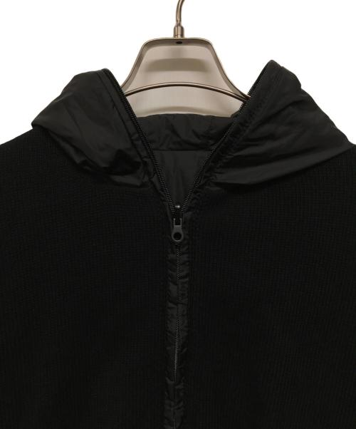 DUVETICA（デュベティカ）DUVETICA (デュベティカ) BRUINEN-ERRE　ニットリバーシブルジャケット ブラック サイズ:SIZE 44の古着・服飾アイテム