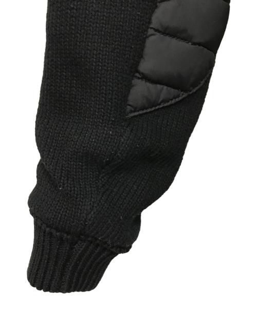 DUVETICA（デュベティカ）DUVETICA (デュベティカ) BRUINEN-ERRE　ニットリバーシブルジャケット ブラック サイズ:SIZE 44の古着・服飾アイテム