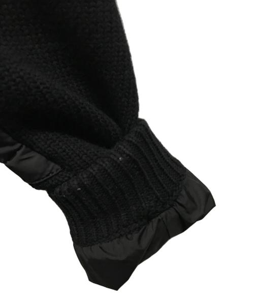 DUVETICA（デュベティカ）DUVETICA (デュベティカ) BRUINEN-ERRE　ニットリバーシブルジャケット ブラック サイズ:SIZE 44の古着・服飾アイテム