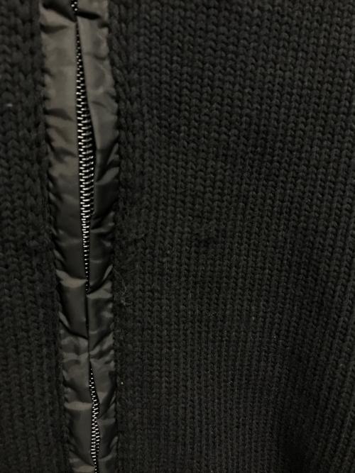 DUVETICA（デュベティカ）DUVETICA (デュベティカ) BRUINEN-ERRE　ニットリバーシブルジャケット ブラック サイズ:SIZE 44の古着・服飾アイテム