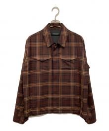 UNDERCOVER（アンダーカバー）の古着「アーミーシャツブルゾン」｜ブラウン