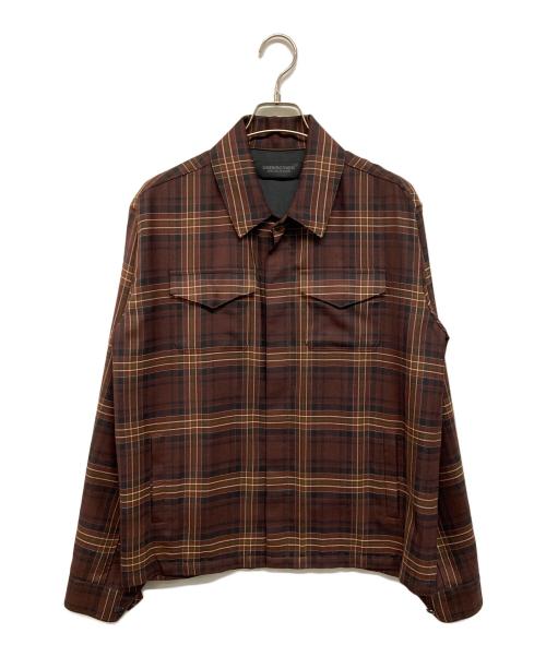 UNDERCOVER（アンダーカバー）UNDERCOVER (アンダーカバー) アーミーシャツブルゾン ブラウン サイズ:3の古着・服飾アイテム
