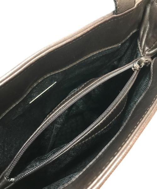 BOTTEGA VENETA（ボッテガベネタ）BOTTEGA VENETA (ボッテガベネタ) イントレチャートトートバッグ ブラウンの古着・服飾アイテム
