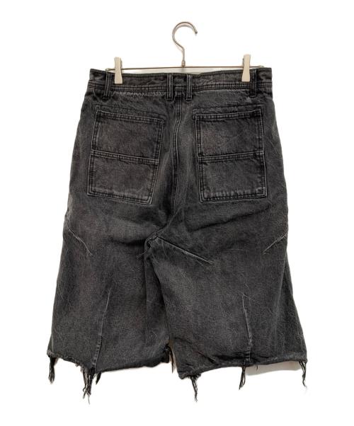 FILTH（フィルス）Filth (フィルス) FRONT ZIP BAGGY DENIM SHORTS ブラック サイズ:SIZE 1の古着・服飾アイテム