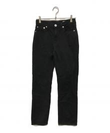 upper hights（アッパーハイツ）の古着「THE AMALIE JET BLACK デニムパンツ」｜ブラック