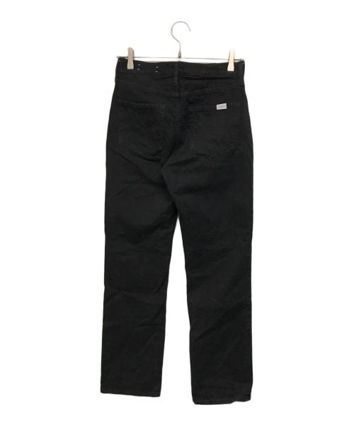 upper hights（アッパーハイツ）upper hights (アッパーハイツ) THE AMALIE JET BLACK デニムパンツ ブラック サイズ:SIZE 23の古着・服飾アイテム