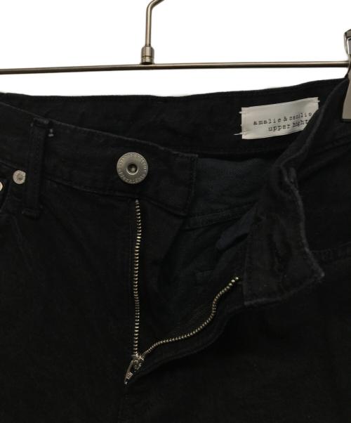 upper hights（アッパーハイツ）upper hights (アッパーハイツ) THE AMALIE JET BLACK デニムパンツ ブラック サイズ:SIZE 23の古着・服飾アイテム