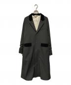 SUNSEAサンシー）の古着「18AW POLYYS WOOL COAT　(ポリーズ ウール コート)」｜グレー