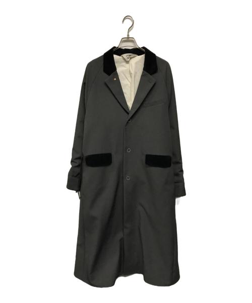 SUNSEA（サンシー）SUNSEA (サンシー) 18AW POLYYS WOOL COAT　(ポリーズ ウール コート) グレー サイズ:SIZE 2の古着・服飾アイテム