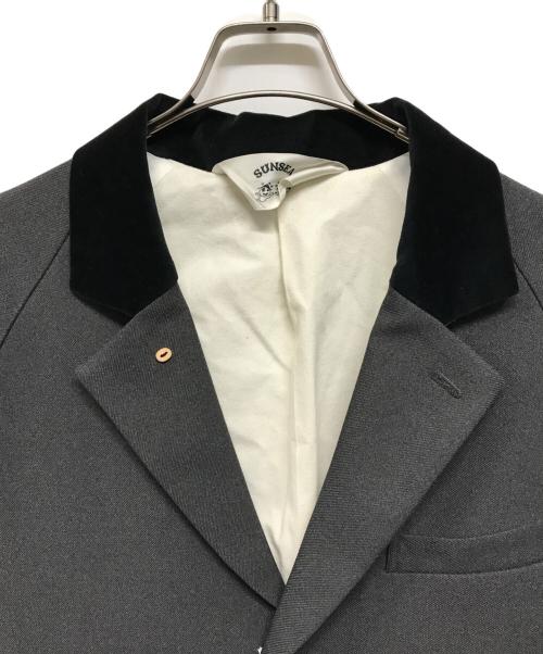 SUNSEA（サンシー）SUNSEA (サンシー) 18AW POLYYS WOOL COAT　(ポリーズ ウール コート) グレー サイズ:SIZE 2の古着・服飾アイテム