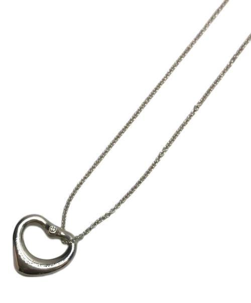 TIFFANY & Co.（ティファニー アンド コー）Tiffany & Co. (ティファニー) エルサ・ペレッティ ダイヤ付オープンハートペンダントの古着・服飾アイテム