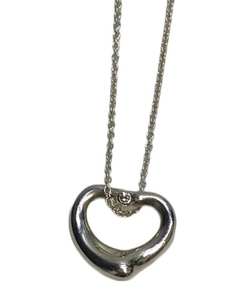 TIFFANY & Co.（ティファニー アンド コー）Tiffany & Co. (ティファニー) エルサ・ペレッティ ダイヤ付オープンハートペンダントの古着・服飾アイテム