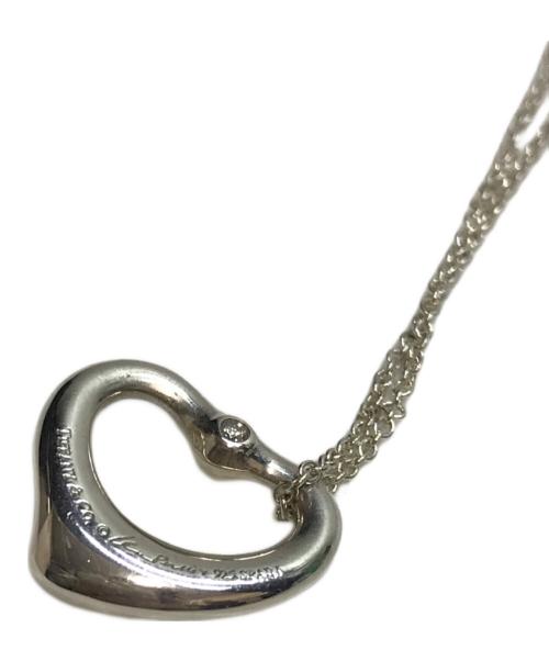 TIFFANY & Co.（ティファニー アンド コー）Tiffany & Co. (ティファニー) エルサ・ペレッティ ダイヤ付オープンハートペンダントの古着・服飾アイテム