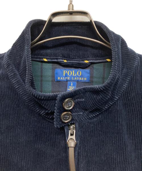 POLO RALPH LAUREN（ポロ・ラルフローレン）POLO RALPH LAUREN (ポロ・ラルフローレン) 裏ブラックウォッチコーデュロイスウィングトップ ネイビー サイズ:Lの古着・服飾アイテム