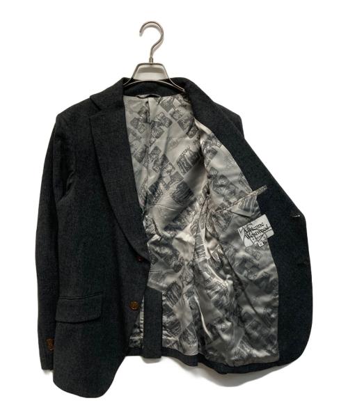 Vivienne Westwood man（ヴィヴィアン ウェストウッド マン）Vivienne Westwood man (ヴィヴィアン ウェストウッド マン) DLジャケット グレー サイズ:SIZE 46の古着・服飾アイテム