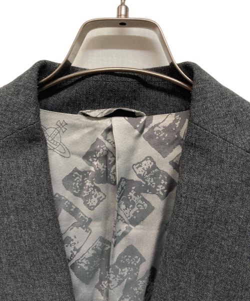 Vivienne Westwood man（ヴィヴィアン ウェストウッド マン）Vivienne Westwood man (ヴィヴィアン ウェストウッド マン) DLジャケット グレー サイズ:SIZE 46の古着・服飾アイテム