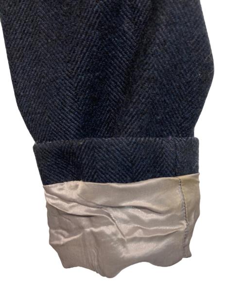 Vivienne Westwood man（ヴィヴィアン ウェストウッド マン）Vivienne Westwood man (ヴィヴィアン ウェストウッド マン) ヘリンボーンショールカラーコート ネイビー サイズ:SIZE 46の古着・服飾アイテム