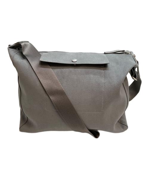 THE NORTHFACE PURPLELABEL（ザ・ノースフェイス パープルレーベル）THE NORTHFACE PURPLELABEL (ザ・ノースフェイス パープルレーベル) Synthetic Leather Shoulder Bag（シンセティックレザー ショルダーバッグ） グレーの古着・服飾アイテム