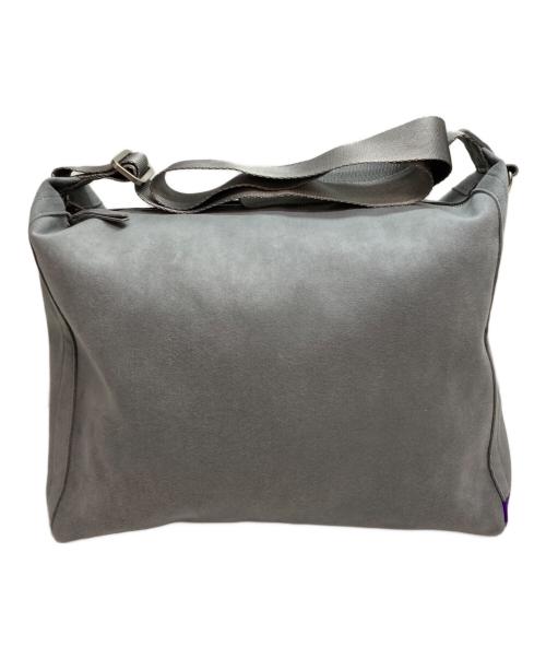 THE NORTHFACE PURPLELABEL（ザ・ノースフェイス パープルレーベル）THE NORTHFACE PURPLELABEL (ザ・ノースフェイス パープルレーベル) Synthetic Leather Shoulder Bag（シンセティックレザー ショルダーバッグ） グレーの古着・服飾アイテム