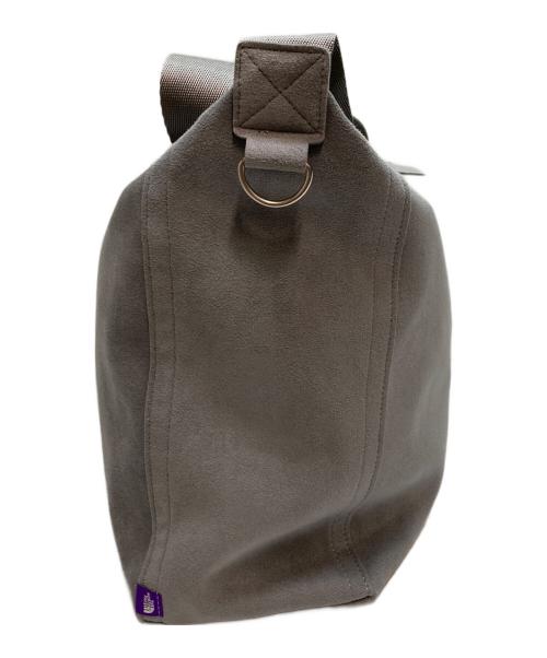 THE NORTHFACE PURPLELABEL（ザ・ノースフェイス パープルレーベル）THE NORTHFACE PURPLELABEL (ザ・ノースフェイス パープルレーベル) Synthetic Leather Shoulder Bag（シンセティックレザー ショルダーバッグ） グレーの古着・服飾アイテム