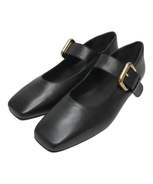 PELLICO SUNNY（ペリーコサニー）PELLICO SUNNY (ペリーコサニー) flat ballet パンプス ブラック サイズ:37の古着・服飾アイテム