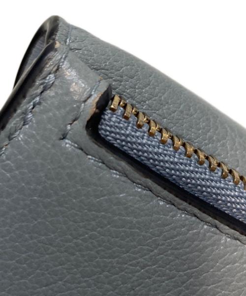 Christian Dior（クリスチャン ディオール）Christian Dior (クリスチャン ディオール) Saddle Cosmos ジップカードホルダー スカイブルーの古着・服飾アイテム