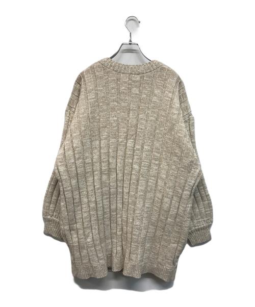 darich（ダーリッチ）darich (ダーリッチ) シャーベットアンサンブルニットミニワンピース ベージュ サイズ:Free 未使用品の古着・服飾アイテム