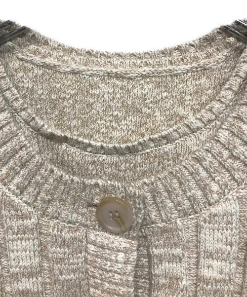 darich（ダーリッチ）darich (ダーリッチ) シャーベットアンサンブルニットミニワンピース ベージュ サイズ:Free 未使用品の古着・服飾アイテム