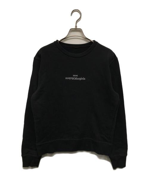 Maison Margiela（メゾンマルジェラ）Maison Margiela (メゾンマルジェラ) フロントロゴスウェット ブラック サイズ:SIZE 44の古着・服飾アイテム