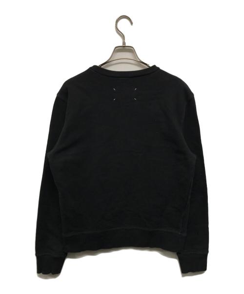 Maison Margiela（メゾンマルジェラ）Maison Margiela (メゾンマルジェラ) フロントロゴスウェット ブラック サイズ:SIZE 44の古着・服飾アイテム